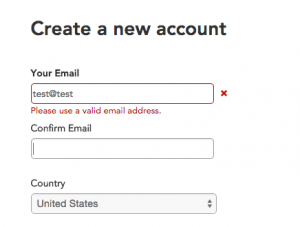 web form