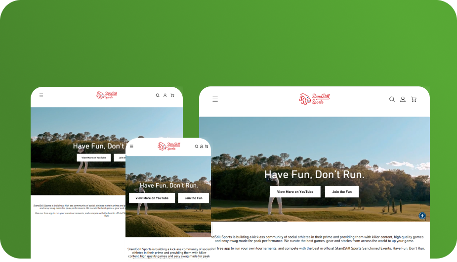Case Study - Stand Still Sports 1